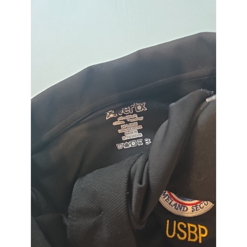 Vertx Coldblack USBP US Customs Border Protection Polo Shirt Mens 2XL Black